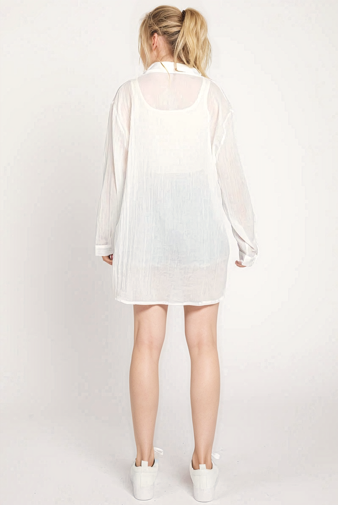 Misty Morning White Button Up Shirt – Autumn Grove Clothing