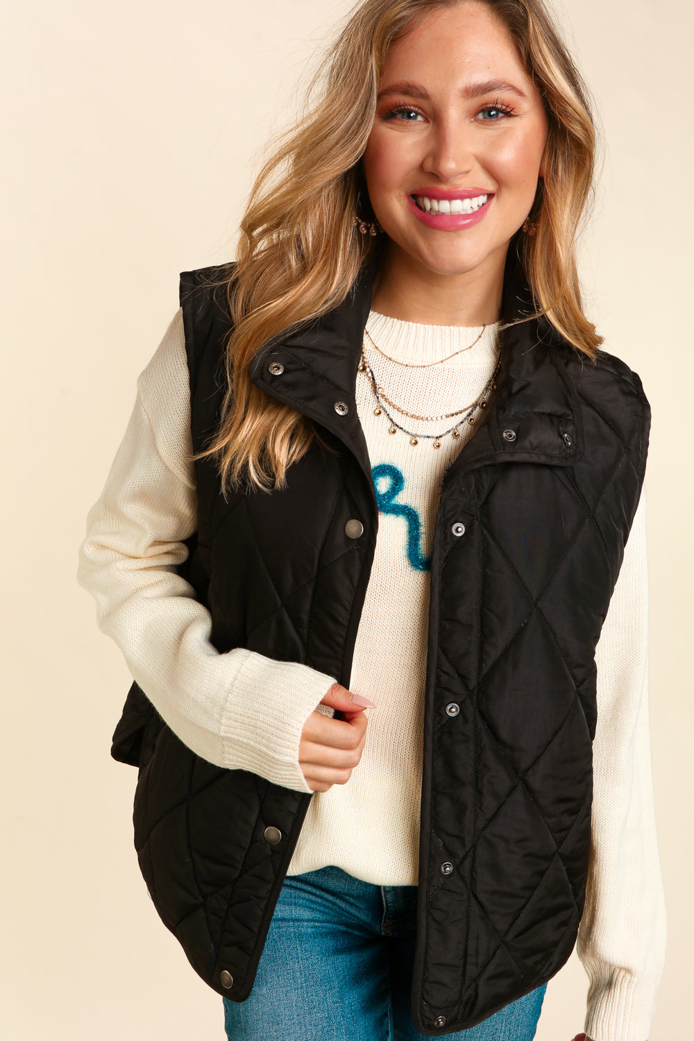 Quilted Vest With Pockets | West Coast | Autumn Grove Clothing