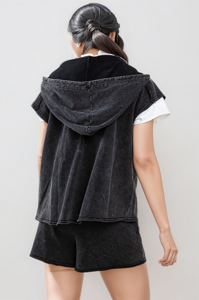 Mineral Washed Short Set