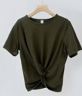 Crescent Stretch Sports Top | Tie Front Top – Autumn Grove Clothing