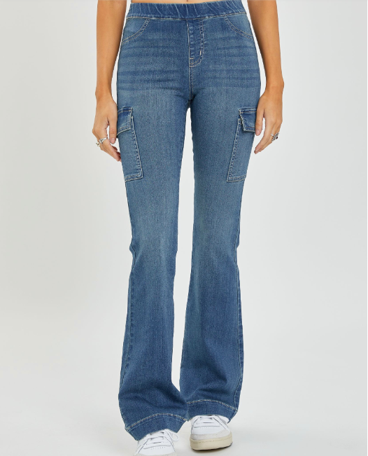Urban Cargo Flare Jeans Tint | Tint Jeans – Autumn Grove Clothing