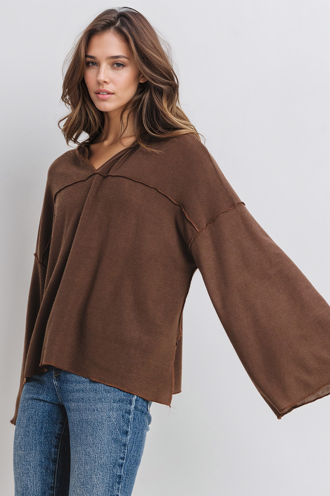 Merrow Knits Hoodies | Womens Brown Hoodie – Autumn Grove Clothing
