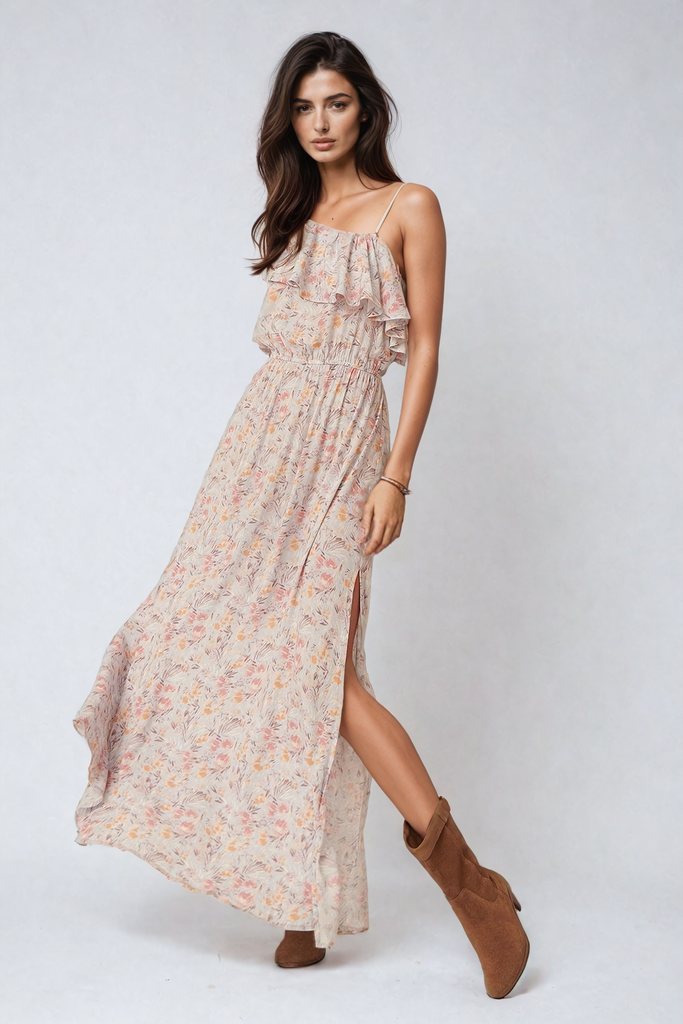 Light Pink Maxi Dress | Lily Maxi Dress – Autumn Grove Clothing