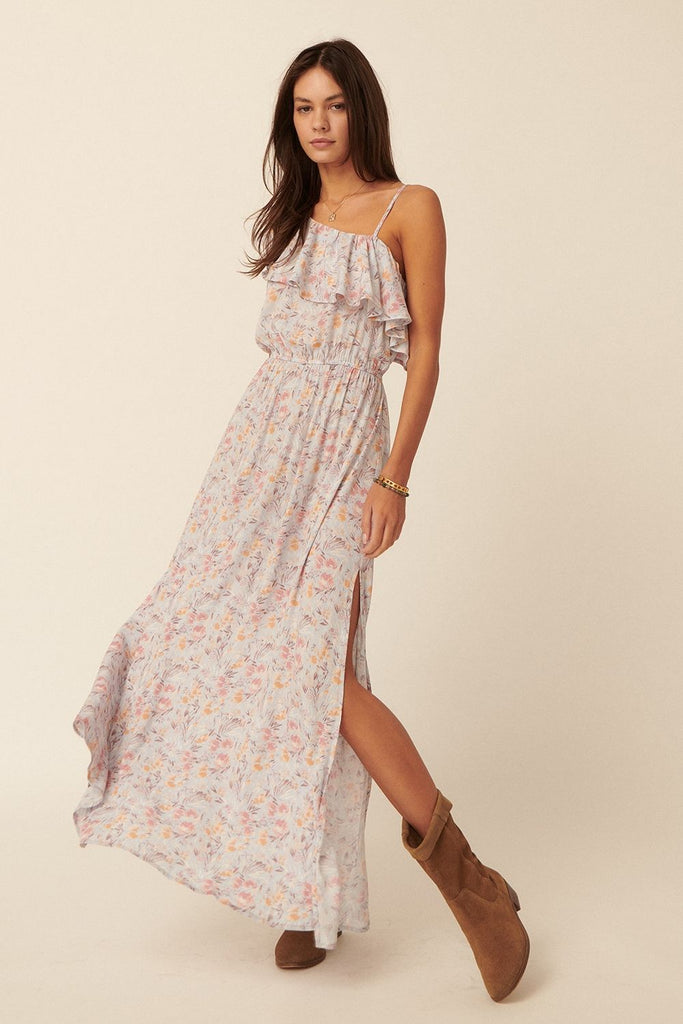 Light Pink Maxi Dress | Lily Maxi Dress – Autumn Grove Clothing